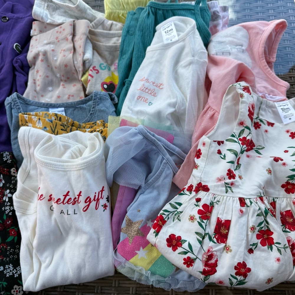 Floral Red and White Kids Pajamas